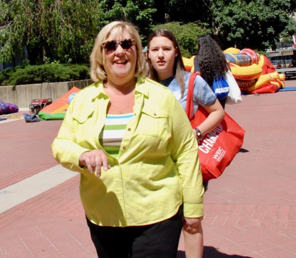 Roosevelt Island Day 2018 In Photos For State Assembly Member Rebecca Seawright, it's bring your daughter to work on a day when it's easy.